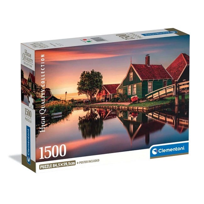 CLEMENTONI HQ COLLECTION ZAANSE SCHANS - 1500 PCS PUZZLE