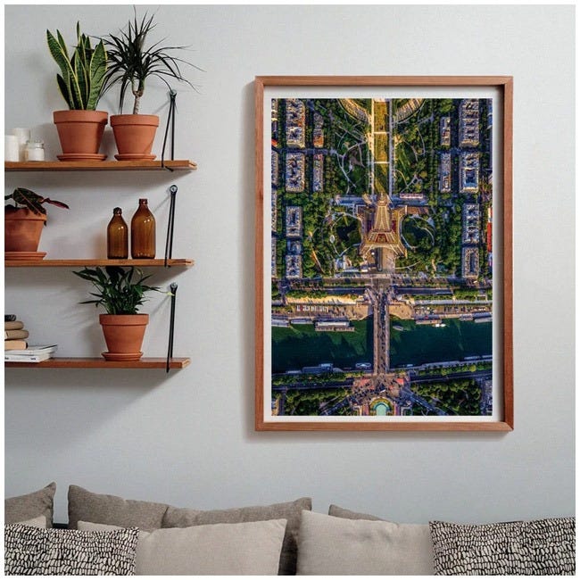 CLEMENTONI HQ COLLECTION FLYING OVER PARIS - 1500 PCS PUZZLE