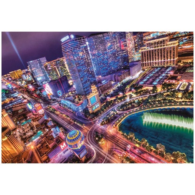 CLEMENTONI LAS VEGAS - 2000 PCS PUZZLE