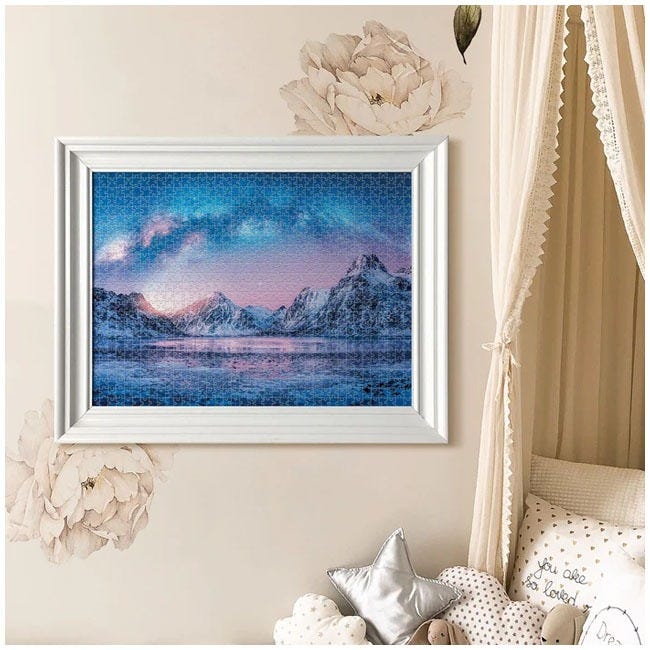 CLEMENTONI HQ COLLECTION PEACE LIGHT BLUE - 500 PCS PUZZLE