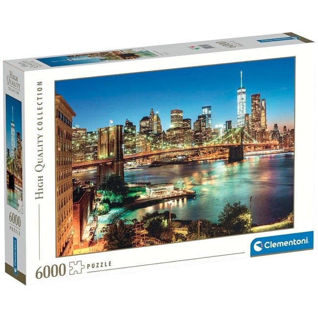 CLEMENTONI HQC BROOKLYN BRIDGE LIGHTS - 6000 PCS PUZZLE