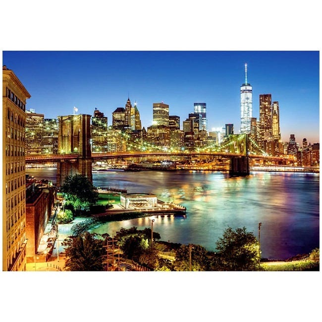CLEMENTONI HQC BROOKLYN BRIDGE LIGHTS - 6000 PCS PUZZLE