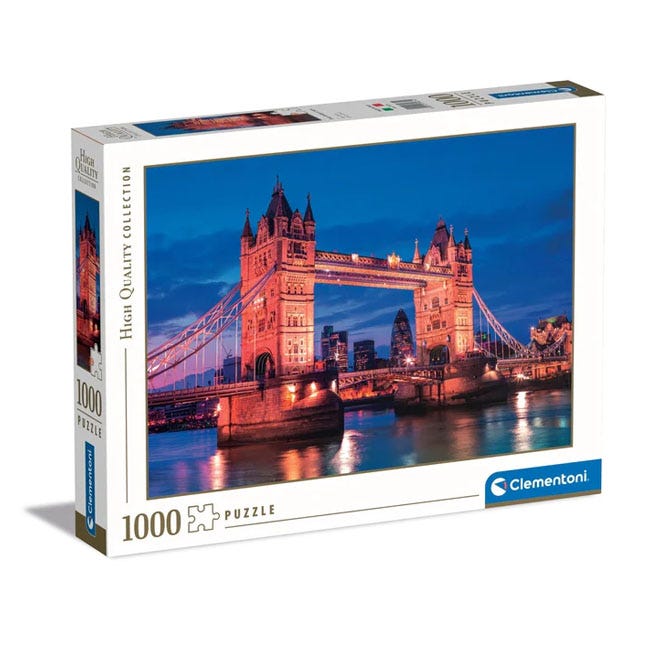 CLEMENTONI TOWER BRIDGE - 1000 PCS PUZZLE