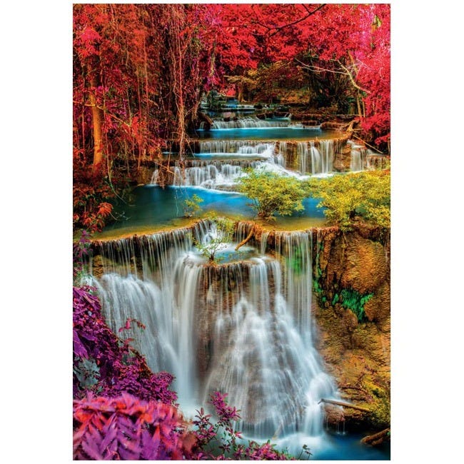 CLEMENTONI HQC COLOURFUL THAI FALLS - 1000 PCS PUZZLE