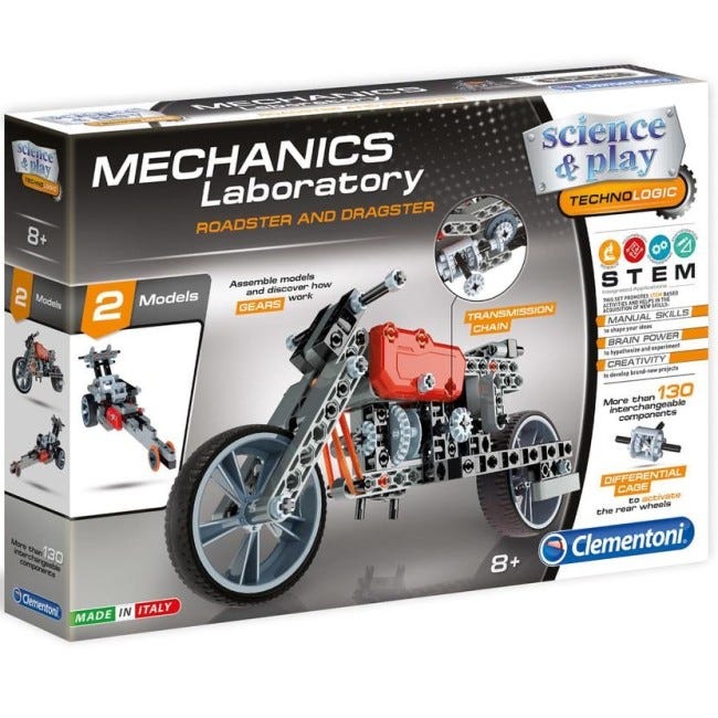 CLEMENTONI MECHANICAL LABORATORY ROADSTER AND DRAGSTER