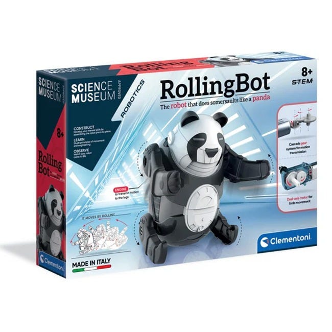 CLEMENTONI BATTERY OPERATED ROLLING ROBOT