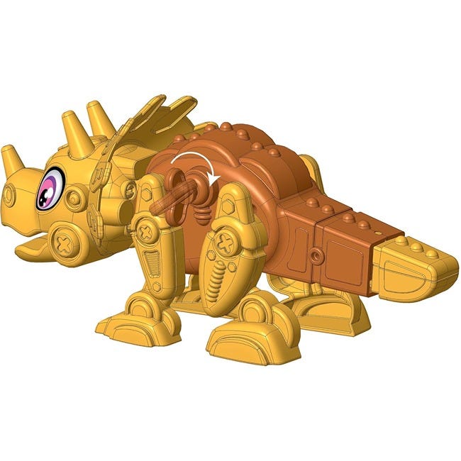 CLEMENTONI GALILEO ROBOTICS TRICERATOPS DINOBOT MODEL KIT