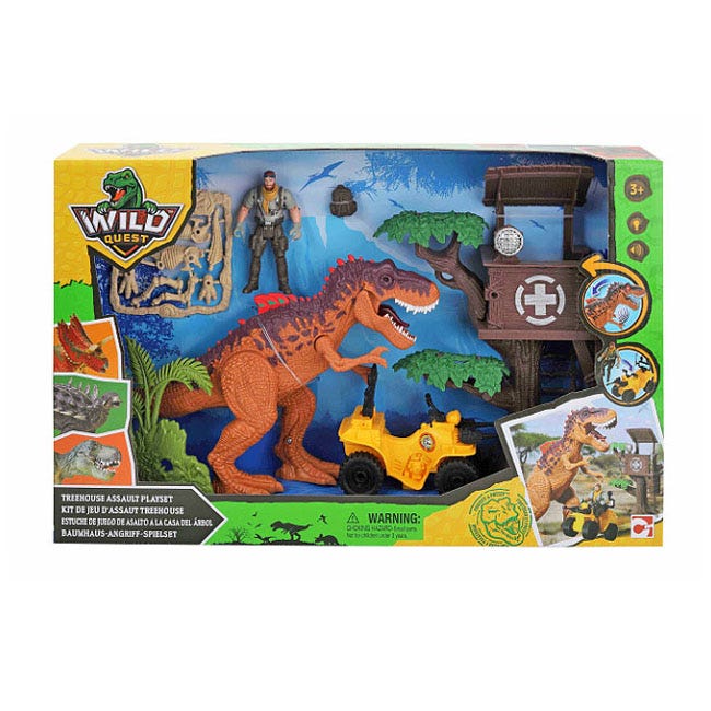 DINO VALLEY MEGA ROAR TREEHOUSE ASSAULT PLAY SET