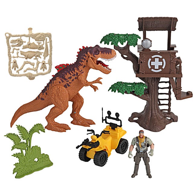 DINO VALLEY MEGA ROAR TREEHOUSE ASSAULT PLAY SET