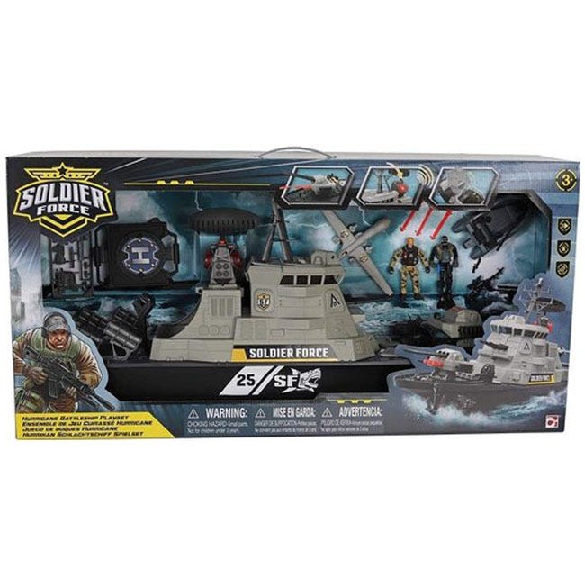 SOLDIER FORCE HURRICANE BATTLESHIP PLAYSET