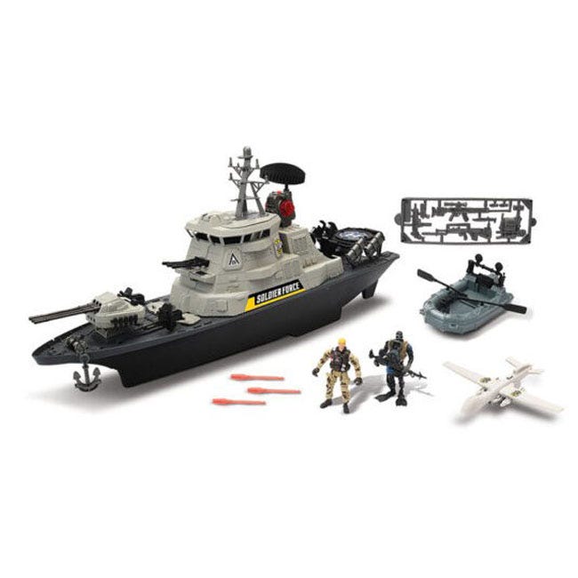SOLDIER FORCE HURRICANE BATTLESHIP PLAYSET