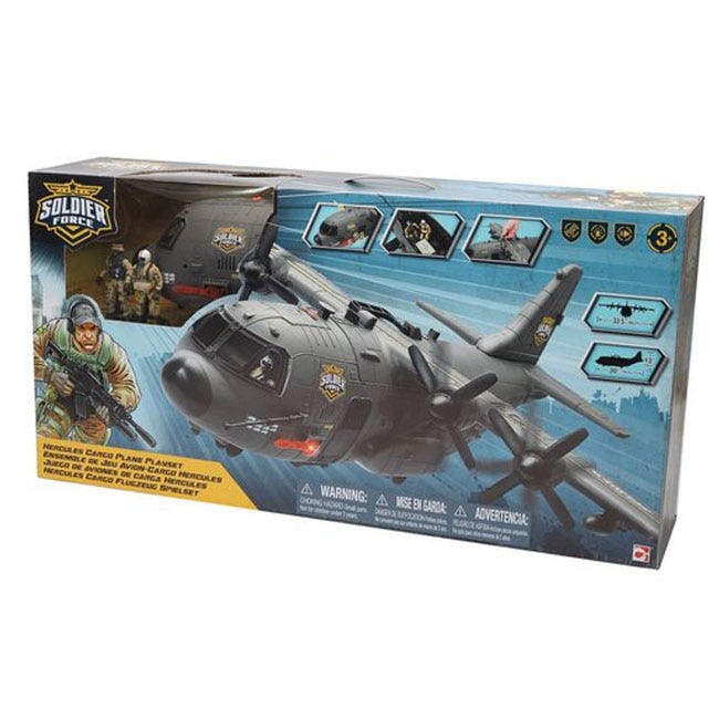 SOLDIER FORCE HERCULES CARGO PLANE PLAYSET