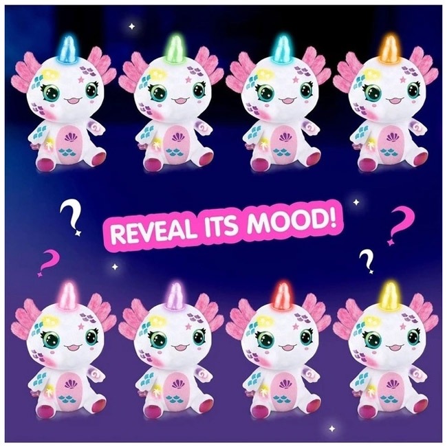 CANAL TOYS AIRBRUSH PLUSH - AXOLOTLCORN LIGHT UP