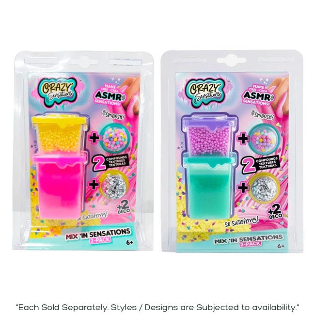 CANAL TOYS CRAZE SENSATIONS MIX IN SENSATION 2-PACK ASSORTED
