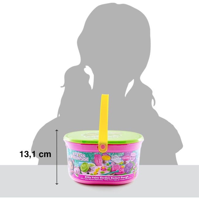 CANAL TOYS GABBYS DOLLHOUSE KITTY FAIRY GARDEN BUCKET