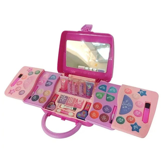 CORPA BARBIE 5 DECKS SLIDING HANDBAG WITH MAKEUP