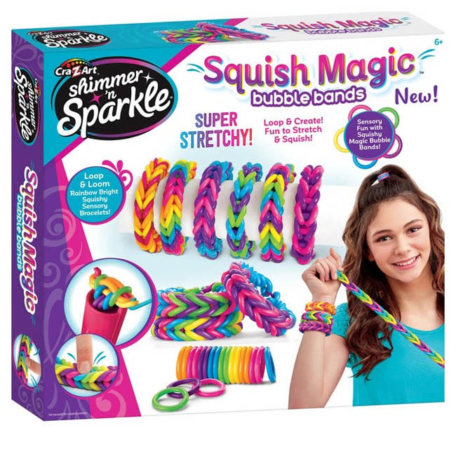 CRA-Z-ART SHIMMER N SPARKLE SQUISH MAGIC BUBBLE BANDS