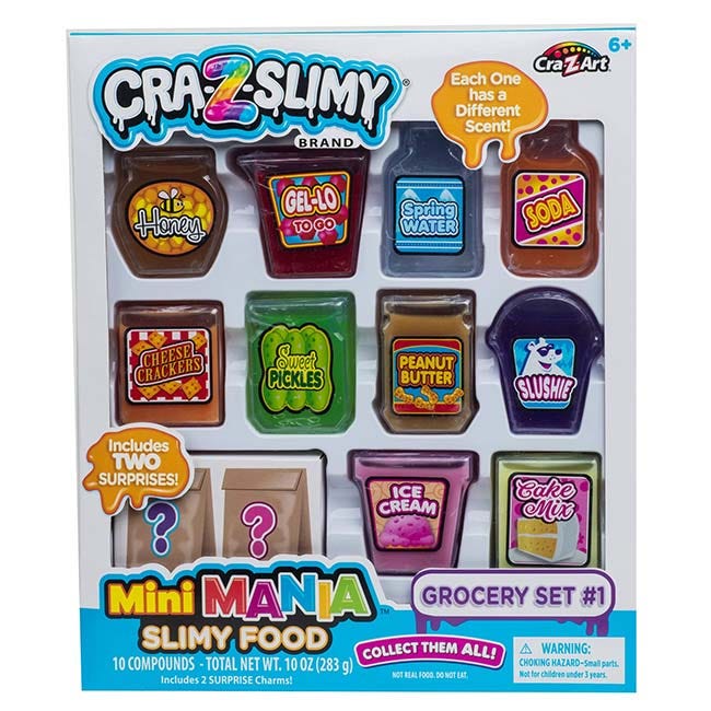 CRA-Z-SLIMY MINI MANIA SLIMY FOOD SLIME TOY