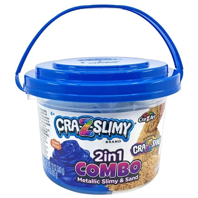 CRA-Z-SLIMY 2-IN-1 SLIMY SAND COMBO BUCKET
