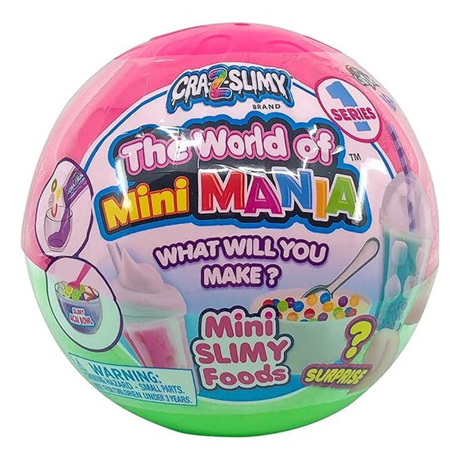 CRA-Z-SLIMY WORLD MINI MANIA SURPRISE BALL COLLECTIBLES
