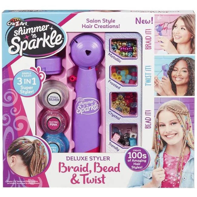 CRA-Z-ART SHIMMER N SPARKLE DELUXE STYLER BEAD AND TWIST