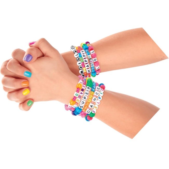 CRA-Z-ART SHIMMER N SPARKLE DELUXE BEAD AND CHARM BRACELET