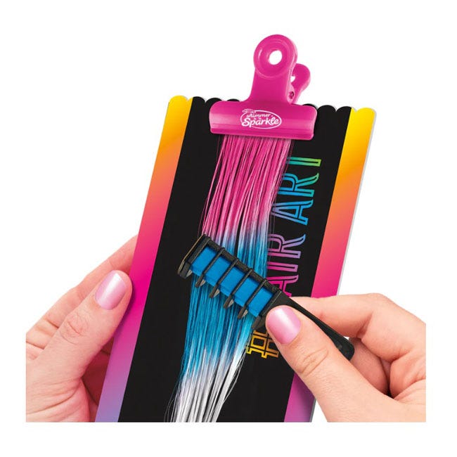 CRA-Z-ART SHIMMER N SPARKLE COLOR FX HAIR EXTENSION STUDIO