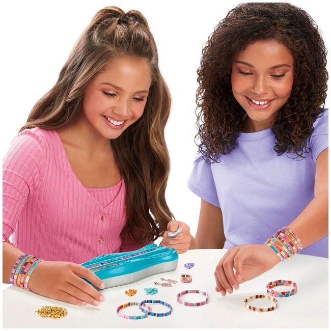 CRA-Z-ART SHIMMER N SPARKLE DOT N DASHES TILA BEAD BRACELET