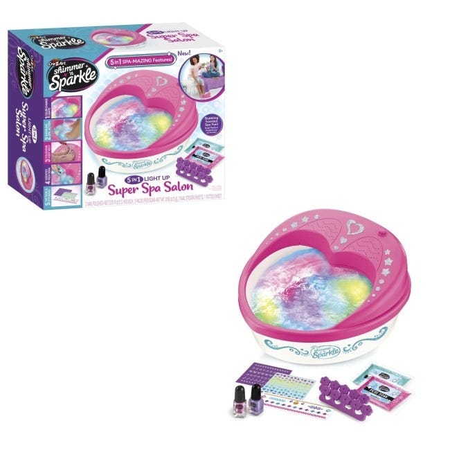 CRA-Z-ART SHIMMER N SPARKLE 5 IN 1 REAL SUPER SPA SALON