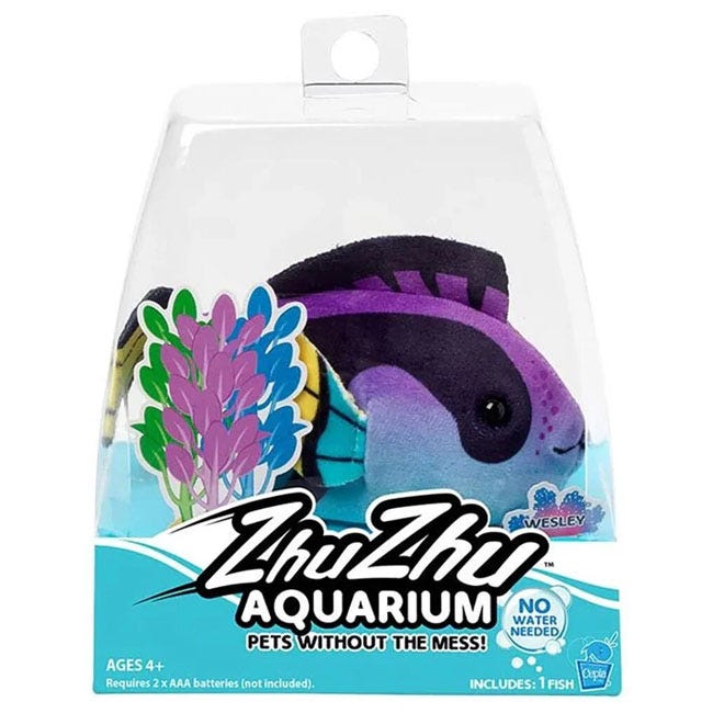 ZHUZHU AQUARIUM INTERACTIVE COLLECTABLE TOY DISH - WESLEY