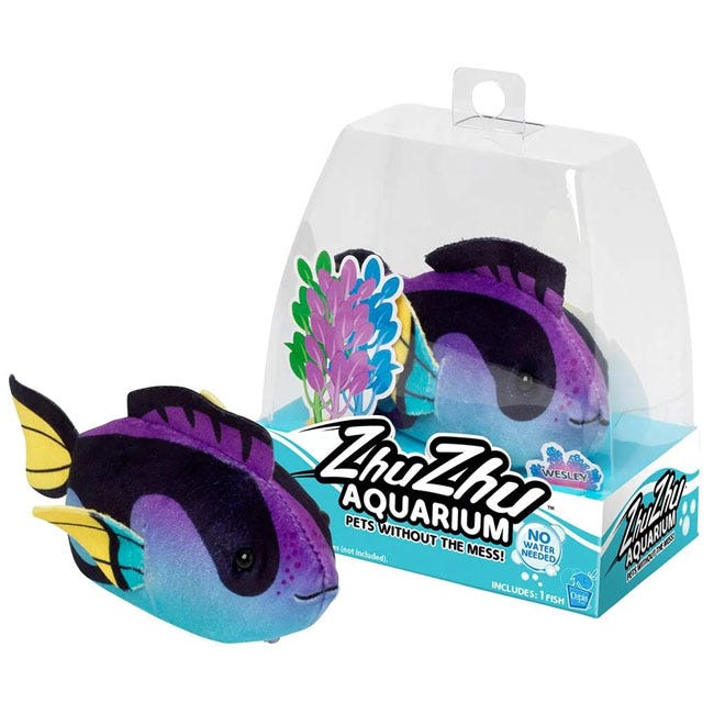 ZHUZHU AQUARIUM INTERACTIVE COLLECTABLE TOY DISH - WESLEY