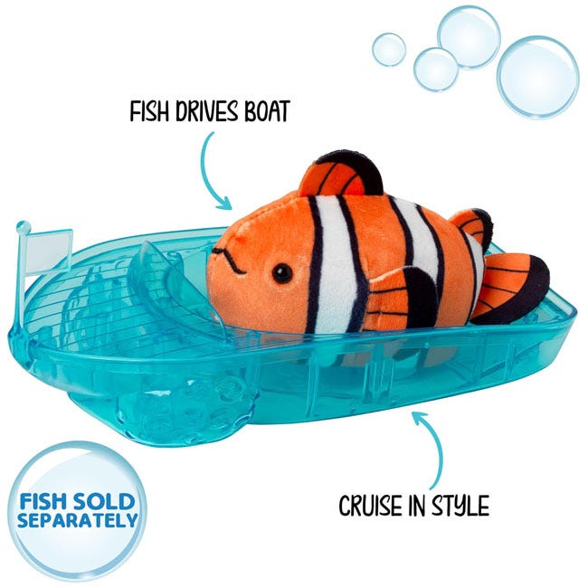 ZHUZHU AQUARIUM SPEEDBOAT AND DOCK PLAYSET