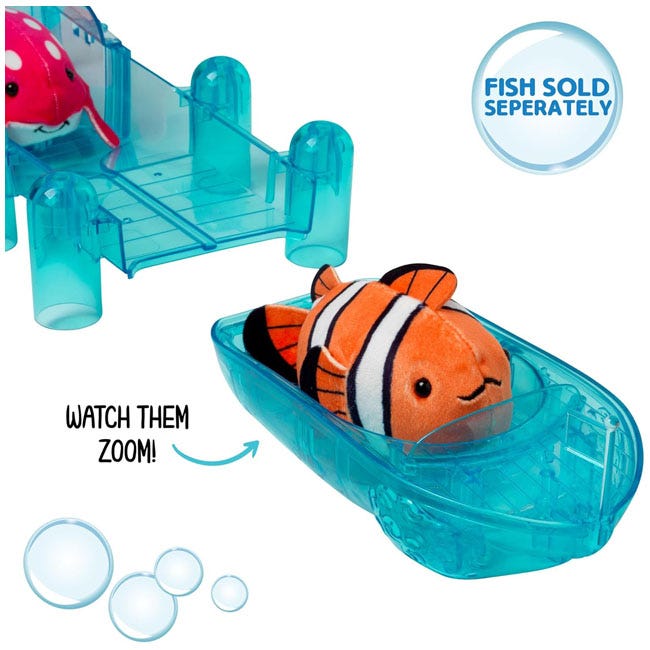 ZHUZHU AQUARIUM SPEEDBOAT AND DOCK PLAYSET