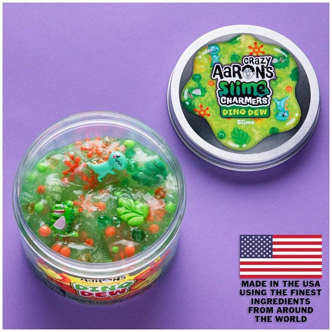 CRAZY AARONS SLIME CHARMERS DINO DEW