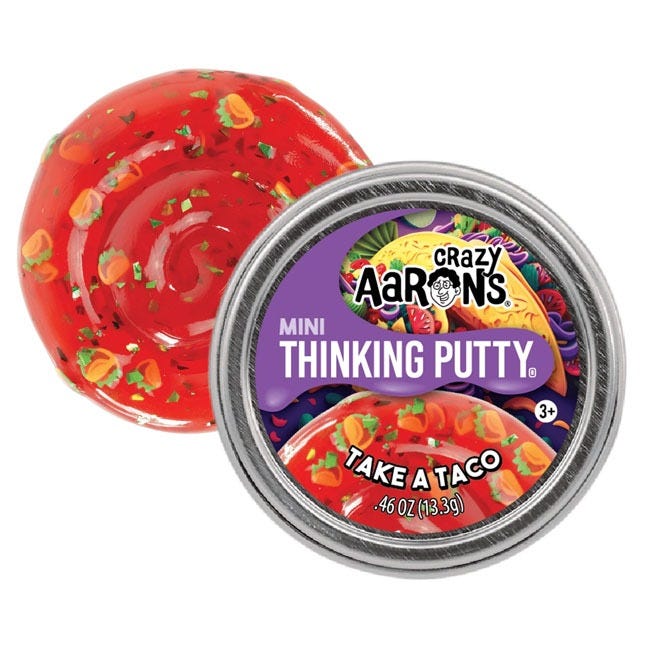 CRAZY AARONS MINI THINKING PUTTY-TAKE A TACO