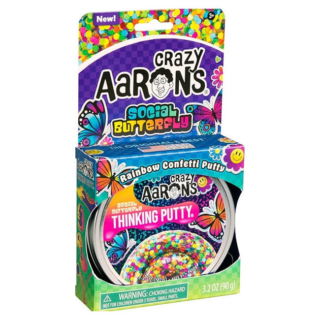 CRAZY AARONS THINKING PUTTY SOCIAL BUTTERFLY