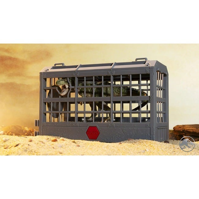 JURASSIC WORLD REBIRTH EPIC BATTLES RUMBLE CAGE