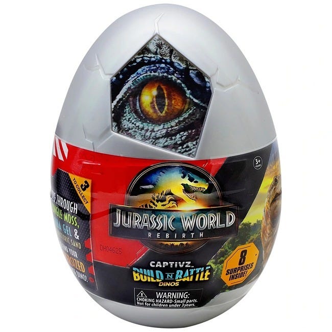 JURASSIC WORLD REBIRTH CAPTIVZ SURPRISE EGG