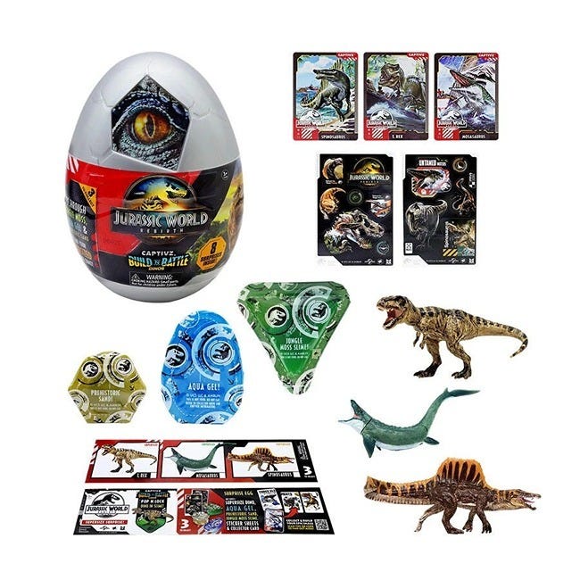 JURASSIC WORLD REBIRTH CAPTIVZ SURPRISE EGG