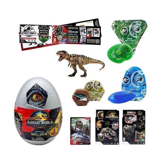 JURASSIC WORLD REBIRTH CAPTIVZ SURPRISE EGG