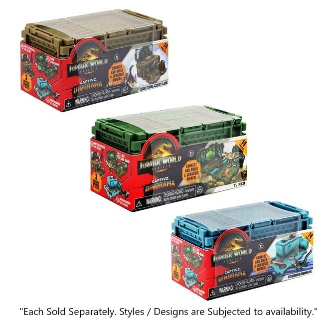 JURASSIC WORLD REBIRTH CAPTIVZ DINORAMA