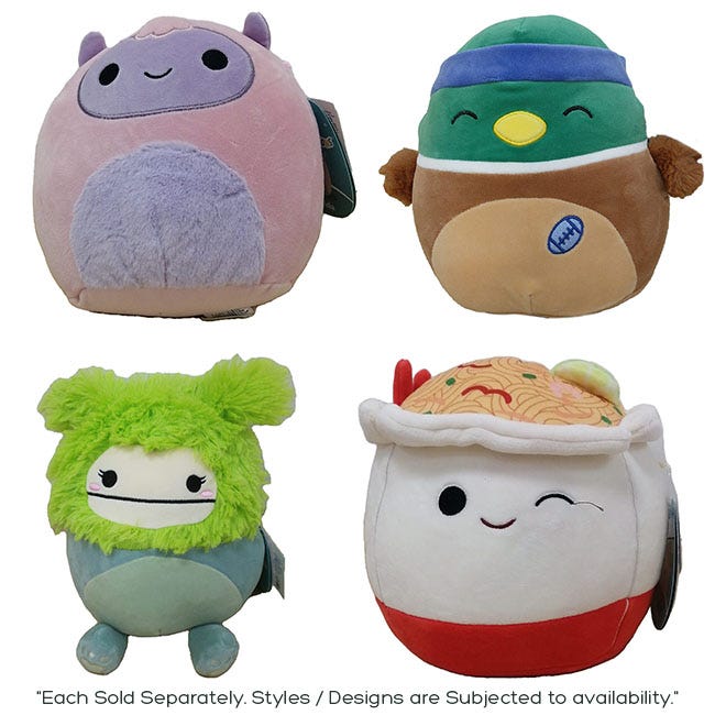 SQUISHMALLOWS 7.5-INCH MASTER SQUAD B LITTLE PLUSH