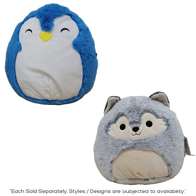 SQUISHMALLOWS 12-INCH MEDIUM FUZZAMALLOW ASSORTMENT B PLUSH