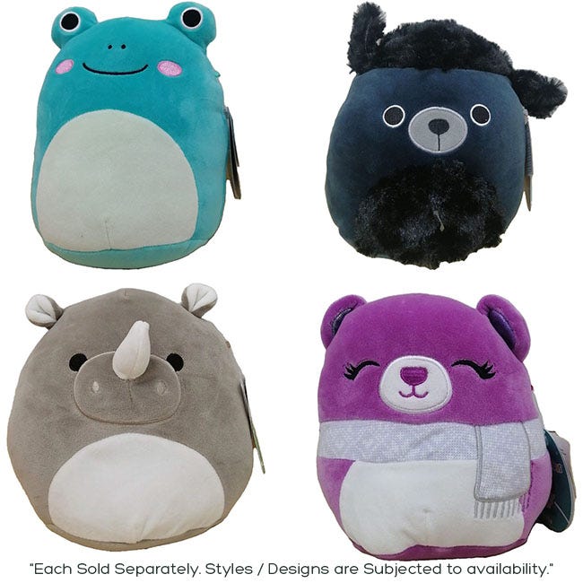 SQUISHMALLOWS 7.5-INCH LITTLE PLUSH SQUAD C ASSORTED