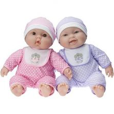 BERENGUER DOLLS LOTS TO CUDDLE BABIES TWINS 15 INCH