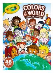 CRAYOLA 48 PAGES COLOR OF THE WORLD COLORING BOOK