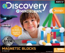 DISCOVERY KIDS MAGNETIC BLOCKS SET (26 PIECES)
