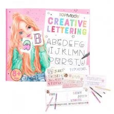 TOP MODEL CREATIVE LETTERING COLOURING BOOK