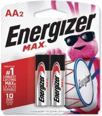 ENERGIZER MAX AA 2PC BATTERY PACK