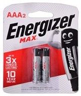 ENERGIZER MAX AAA 2PC BATTERY PACK